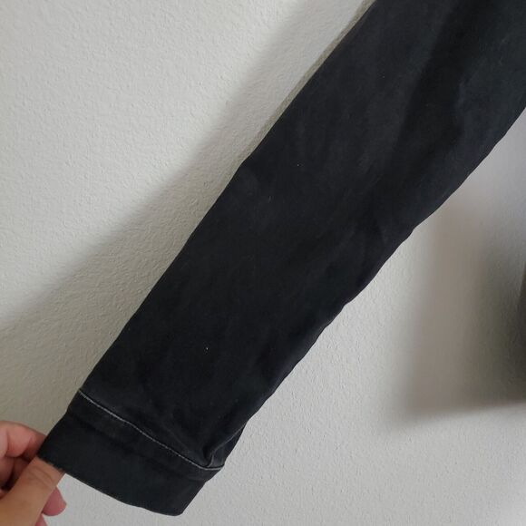 Game Of Thrones Women's Denim Jacket Large Black House Stark Studio Geek Cosplay - Picture 7 of 12